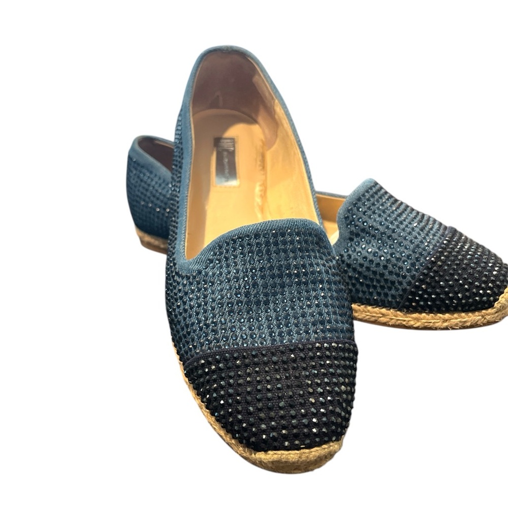 Women's INC Blue Espadrille Flats